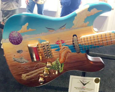 Fender hand-painted guitar
